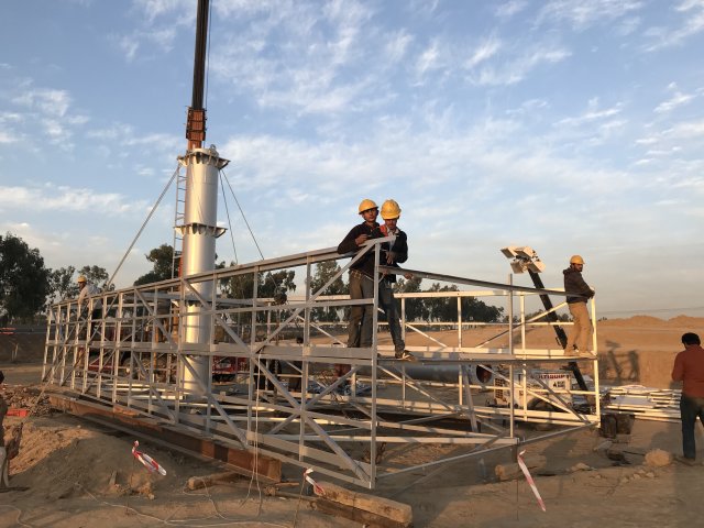 Highest Dual Billboard on Unipole Installed at Eighteen Islamabad